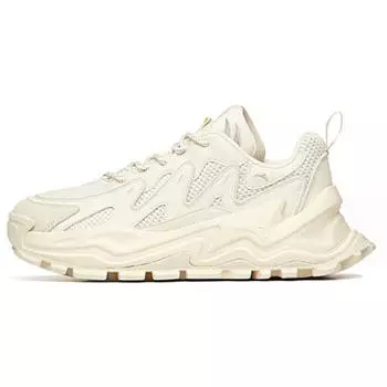 Anta Горячие амортизирующие нескользящие низкие кроссовки для папы женские светло-бежевые 922048880-6 36