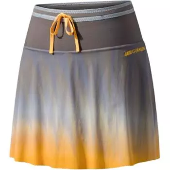 Anta Gradient Mid-Rise Drawstring Breathable Versatile Casual Skirt Women skirts Medium-Gray 162520203-2 M