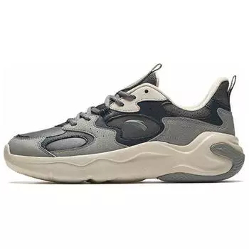 Anta Gravity 2 Classic Модные Универсальные Нескользящие Износостойкие Низкие Повседневные Кроссовки Мужские серые бежевые 112518811-8 39