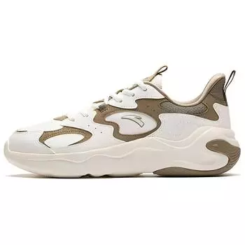 Anta Gravity 2 Classic Модные Универсальные Нескользящие Износостойкие Повышающие Рост Низкие Повседневные Кроссовки Мужские Повседневные Кроссовки Светло-коричневые 112518811-7 40