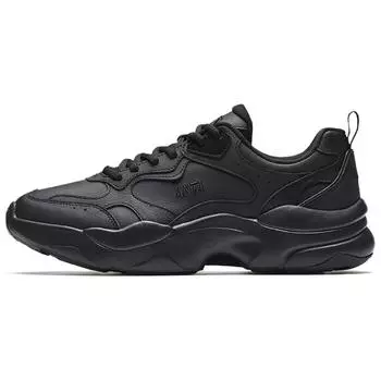 Anta Gravity Comfortable Fashion Trendy Wear-Resistant Waterproof Low-Top Casual Shoes Men Casual Shoes Black 112538814-2 41