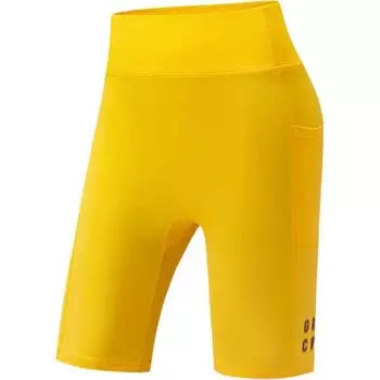 Anta Grc Collaboration Training Series Solid Color Quick-Dry Breathable Versatile Sports Shorts Women shorts Sail-Yellow 962527315-3 XS