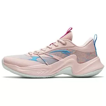 Anta Heat Wave Cement Nemesis Fashion Comfortable Non-Slip Wear-Resistant Low-Top Basketball Shoes Men sneaker Pink Blue 912421604S-5 42.5
