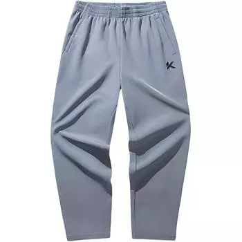 Anta High Waist Comfortable Casual Basketball Pants Men bottoms Moonlight-Gray 952441502-1 M