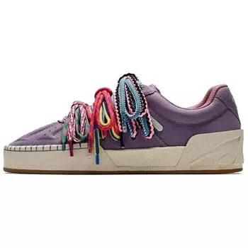Anta Hl Style Court Artist Comfortable Fashion Slip Resistant Durable Low Top Sneakers Men sneakers Dark-Purple Gray 112521810S-1 40