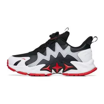 Anta Honghu 2.0 Shock Absorbing Lightweight Sports Casual Shoes Kids Sneakers White Black 312238878N-9 35