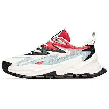 Anta Hot Life Series повседневные дышащие низкие папины туфли мужские кроссовки красные белые 912028880-3 43