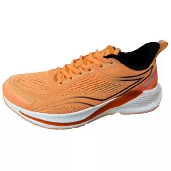 Anta Hydrogen Run 6 Fashion Versatile Shock Absorbing Wear Resistant Breathable Low Top Casual Running Shoes Men sneaker Orange 112425540-4 42