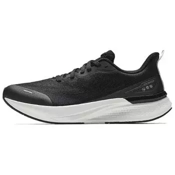 Anta Hydrogen Run 7 Comfortable Trendy Lightweight Breathable Rebound Low-Top Casual Running Shoes Women sneaker Black 122525541-6 36