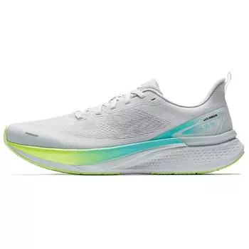 Anta Hydrogen Run Seven Удобные Универсальные Нескользящие Дышащие Низкие Повседневные Кроссовки для Бега Мужские кроссовки Серо-сине-зеленые 112525541-7 41