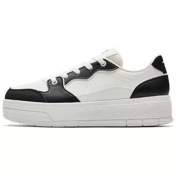 Anta Jelly 2 Comfortable Versatile Non-Slip Wear-Resistant Lightweight Low-Top Skate Shoes Women sneaker White Black 122528032-7 37.5