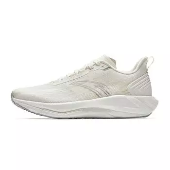 Anta Jinfeng Professional Racing Nitrogen Technology Wear-Resistant Breathable Lightweight Low-Top Running Shoes Men sneaker Ivory-White 912435501-1 42.5