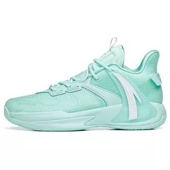 Anta Jump 2.0 прочные нескользящие низкие баскетбольные кроссовки мужские кроссовки Shallow-Beach-Green 112231606-2 42.5