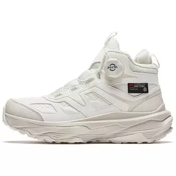 Anta Jumping Ridge Classic Удобные универсальные нескользящие теплые высокие повседневные туфли женские кроссовки белые серые 122518965-5