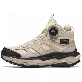 Anta Jumping Ridge модные удобные универсальные нескользящие теплые высокие повседневные туфли женские повседневные туфли бежево-черные 122518965-4 35.5