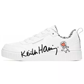 Anta KH Collaboration X Lifestyle Series легкие нескользящие низкие кроссовки для скейтбординга мужские кроссовки белые черные 912038023-10 39