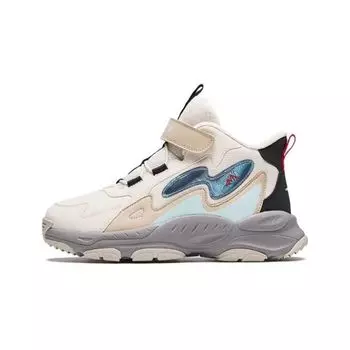 Anta Kids Casual Versatile Non-Slip Wear-Resistant Shoes Kids Shoes Gray Black A312346922-1 33