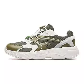 Anta Kids Comfortable Versatile Non-Slip Wear-Resistant Low-Top Running Shoes Kids sneaker Green White A12438802-9 36