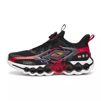 Anta Kids Energy Ring 8.0 Cushioning Non-Slip Shock Absorbing Durable Low-Top Running Shoes Kids running shoes Black Red 312245581-1 37