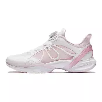 Anta Kids Fabric Comfortable Versatile Low-Top Running Shoes Kids Sneakers White Clear-Water-Pink 322435503-6 36