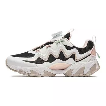 Anta Kids Fabric Comfortable Versatile Non-Slip Wear-Resistant Low-Top Running Shoes Kids sneaker Black White Pink 322438808-3 33