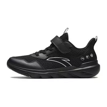 Anta Kids Fashion Simple Non-Slip Breathable Low-Top Running Shoes Kids sneaker Black A12435567-11 33