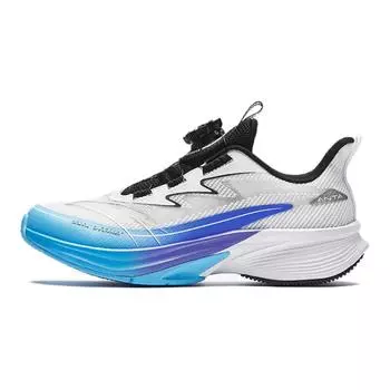 Anta Kids Hailang Comfortable Sports Non-Slip Wear-Resistant Low-Top Running Shoes Kids sneaker White Blue A12435507-1 40