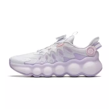 Anta Kids Huaxing Comfortable Versatile Non-Slip Wear-Resistant Breathable Casual Shoes Kids Casual Shoes Purple White 322338803-1 39