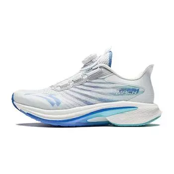 Anta Kids Mah 4.0 Non-Slip Shock Absorbing Low-Top Running Shoes Kids Running Shoes White Blue 312425551-1 35