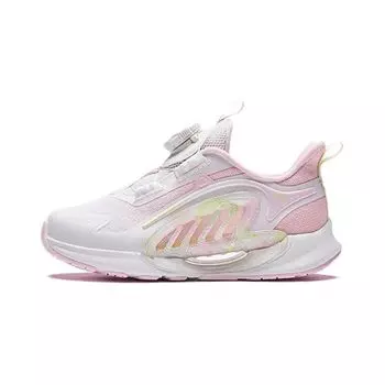 Anta Kids Monthly 2.0 Comfortable Versatile Non-Slip Shock Absorbing Durable Low-Top Running Shoes Kids Running Shoes White Pink 322429902-2 29