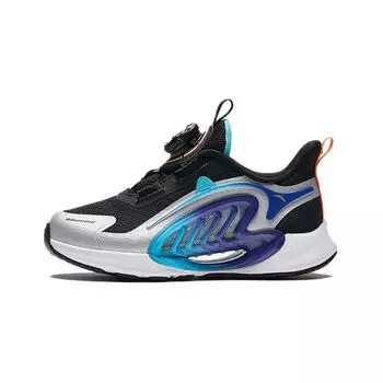 Anta Kids Monthly 2.0 Shock Absorbing Breathable Low Top Running Shoes Kids sneakers Gray Black Purple 312429902-4 30
