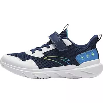 Anta Kids Non-Slip Breathable Low-Top Running Shoes Kids sneaker Blue White A12435567-6 33