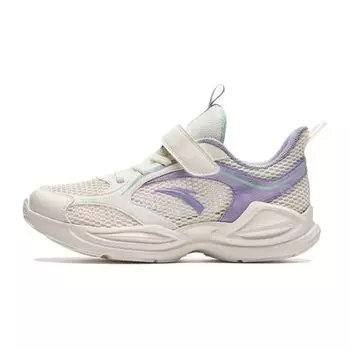Anta Kids Non-Slip Low-Top Running Shoes Kids sneaker White Purple A322425520-1 33