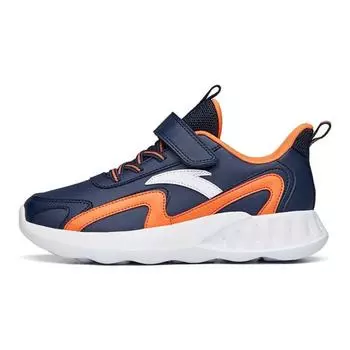 Anta Kids Non-Slip Shock Absorbing Low-Top Running Shoes Kids sneaker Dark-Navy A312345568H-6 37