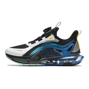 Anta Kids Non-Slip Wear-Resistant Breathable Low-Top Running Shoes Kids sneaker Black White Blue 312415551-2 39