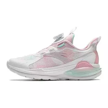 Anta Kids Non-Slip Wear-Resistant Lightweight Low-Top Running Shoes Kids sneaker White Pink A322325586H-2 39