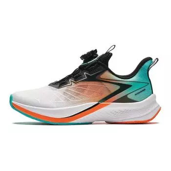Anta Kids Pu Sports Comfortable Breathable Lightweight Low-Top Running Shoes Kids sneaker White Orange Green 312425509-3 40