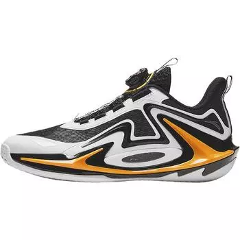 Anta Kids Qingkuangci Mesh Round Toe Comfortable Simple Lightweight Shock Absorbing Wear Resistant Low Top Basketball Shoes A12431106-1 36