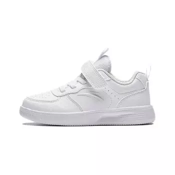 Anta Kids Retro Casual Versatile Non-Slip Wear-Resistant Low-Top Kids Skate Shoes Kids Sneakers White A332419910H-5 28