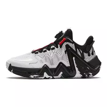 Anta Kids Reverse Scale 3.0 Button Comfortable Versatile Shock Absorbing Durable Low Top Basketball Shoes Kids Basketball Shoes 312411107-1 37