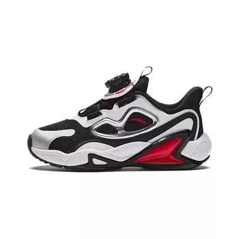 Anta Kids Round Head Knob Shock Absorbing Wear Resistant Casual Shoes Kids Shoes Black White 312419988-1 27