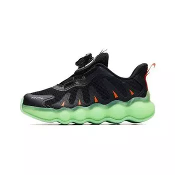 Anta Kids Star Trail Comfortable Versatile Stylish Durable Breathable Casual Shoes Kids Casual Shoes Black Green 312239923-1 29