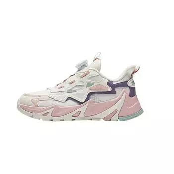Anta Kids Synthetic Leather Fabric Resilient Shock Absorption Low-Top Casual Shoes Kids sneakers A22438811-1