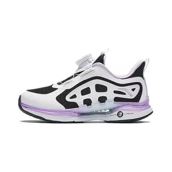Anta Kids Trendy Fashion Rebound Non-Slip Breathable Low-Top Running Shoes Kids sneaker Black White A322429978-2 28