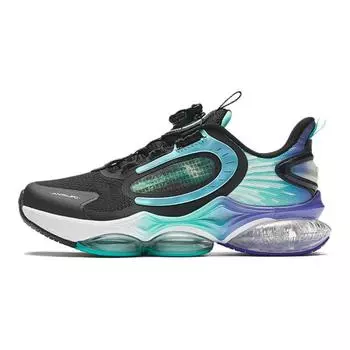 Anta Kids UFO 6.0 Fabric Comfortable Casual Sports Testing Non-Slip Wear-Resistant Low-Top Running Shoes Kids sneaker Black Green Silver 312435583-2 40