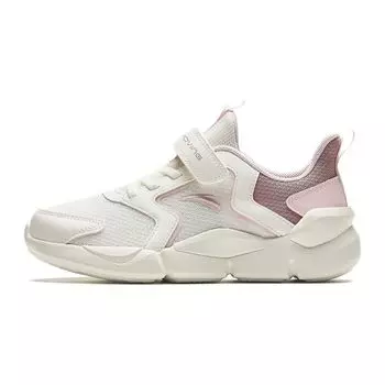 Anta Kids Versatile Comfortable Non-Slip Shock Absorbing Breathable Lightweight Low-Top Running Shoes Kids sneaker White Pink A322415505H-2 38