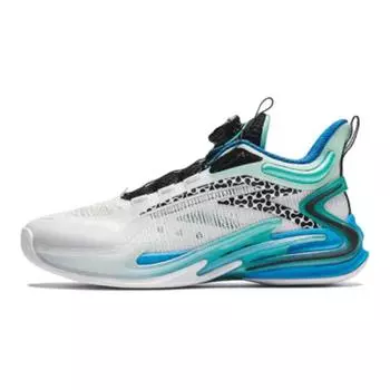Anta Kids Whirlwind 2.0 Non-Slip Low-Top Basketball Shoes Kids sneaker White Black 312421122-3 40