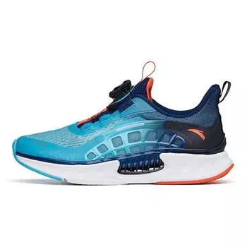 Anta Kids Wind Chaser 4.0 Anti-Slip Shock Absorbing Durable Low-Top Running Shoes Kids sneaker Blue 312225516-9 35