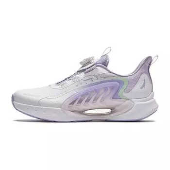 Anta Kids Zhi Yue 2.0 Shock Absorbing Breathable Low Top Running Shoes Kids running shoes White Purple 322425518-1 37