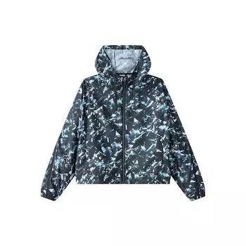 Anta Комплексная тренировочная серия Повседневная свободная тканая куртка с капюшоном Женские куртки Синяя 162127610-2 M